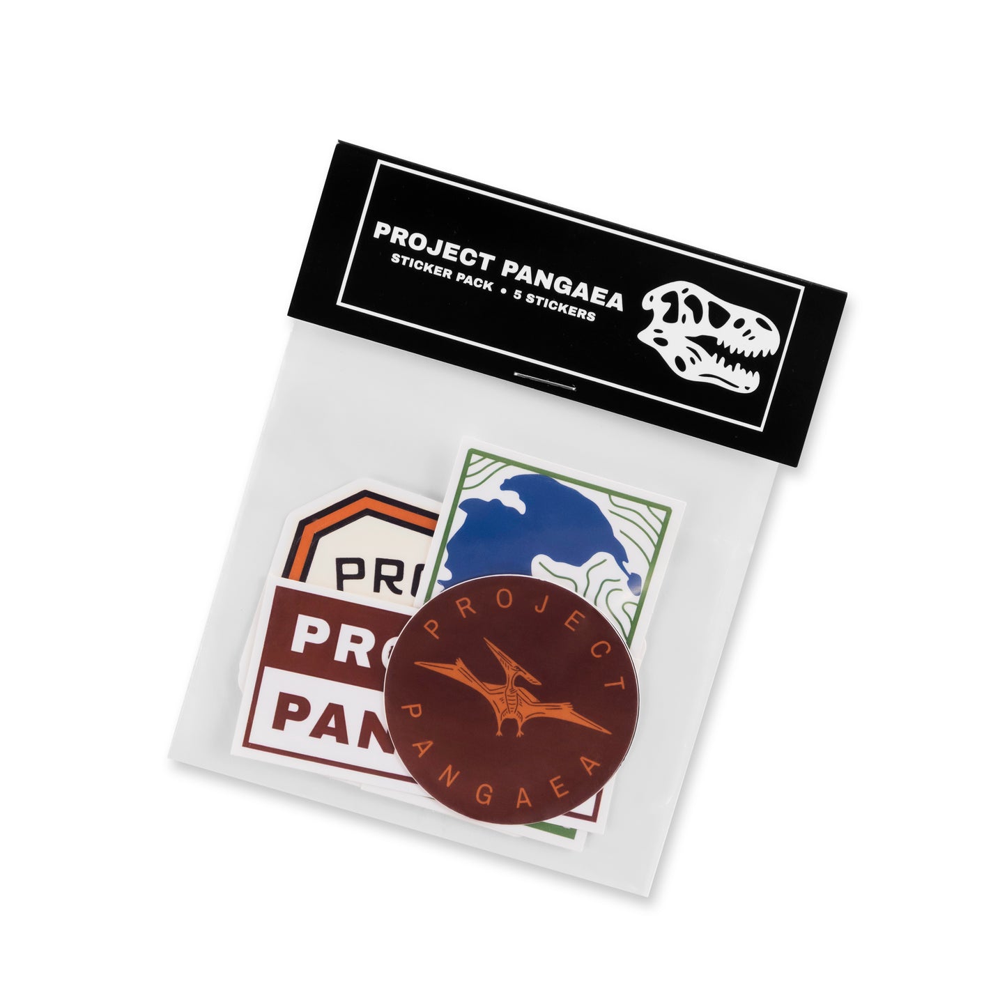 Project Pangaea Sticker pack 5 stickers 

Project Pangaea topography map in blue and green, red and orange sticker with a pteranodon, Project pangaea text sticker, patch design sticker with Project Pangaea Est 2025 Den CO USA, dark grey/green Project pangaea circle sticker with ankylosaurus in the middle. 

prehistoric stickers, natural history stickers, fossil stickers, dinosaur stickers. 